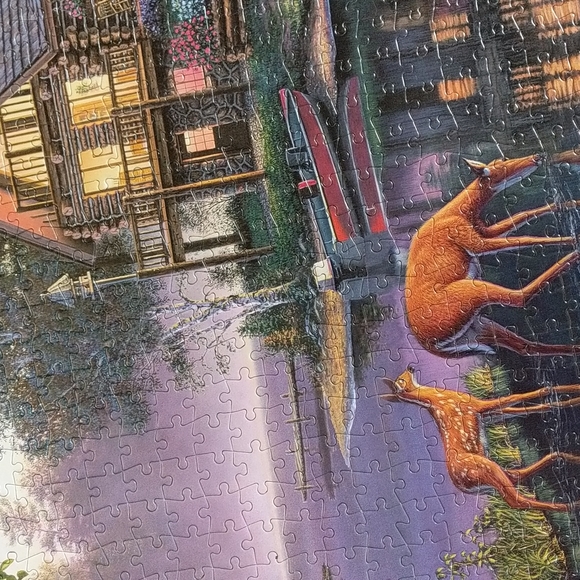 Cottage by the Lake 1000 piece jigsaw puzzle - Picture 4 of 4